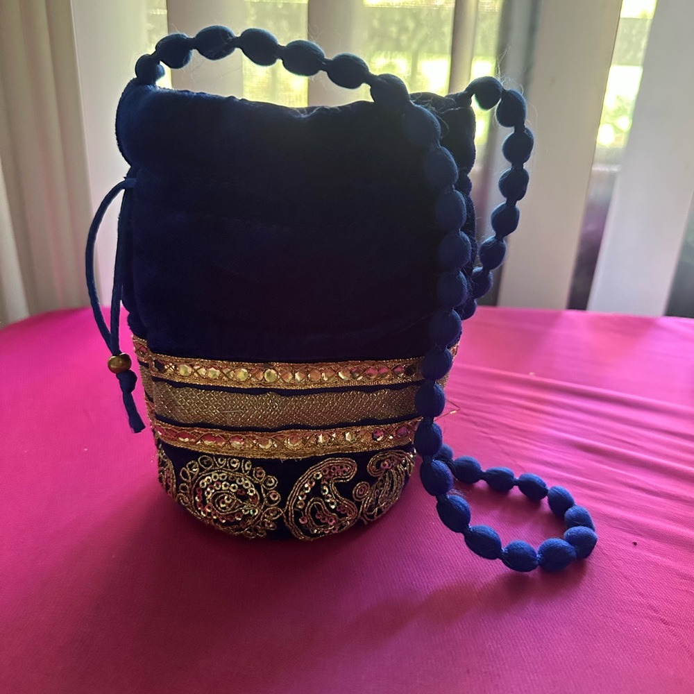 PURSE POTLI INDIAN EVENING BAG ETHNIC WEDDING BAG